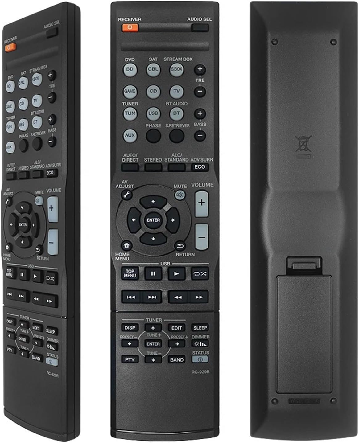 1pcs Original RC-929R Remote Control Compatible With HTP-074 VSX-325 VSX-532 VSX-531 S-12A 5.1 Channel AV Receiver