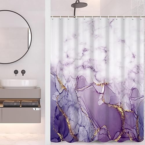 Miniatura 169 de Cortina de ducha de baño con temática de dinosaurio, cortina de ducha de hojas tropicales de dinosaurio verde con ganchos, cortina de ducha de tela