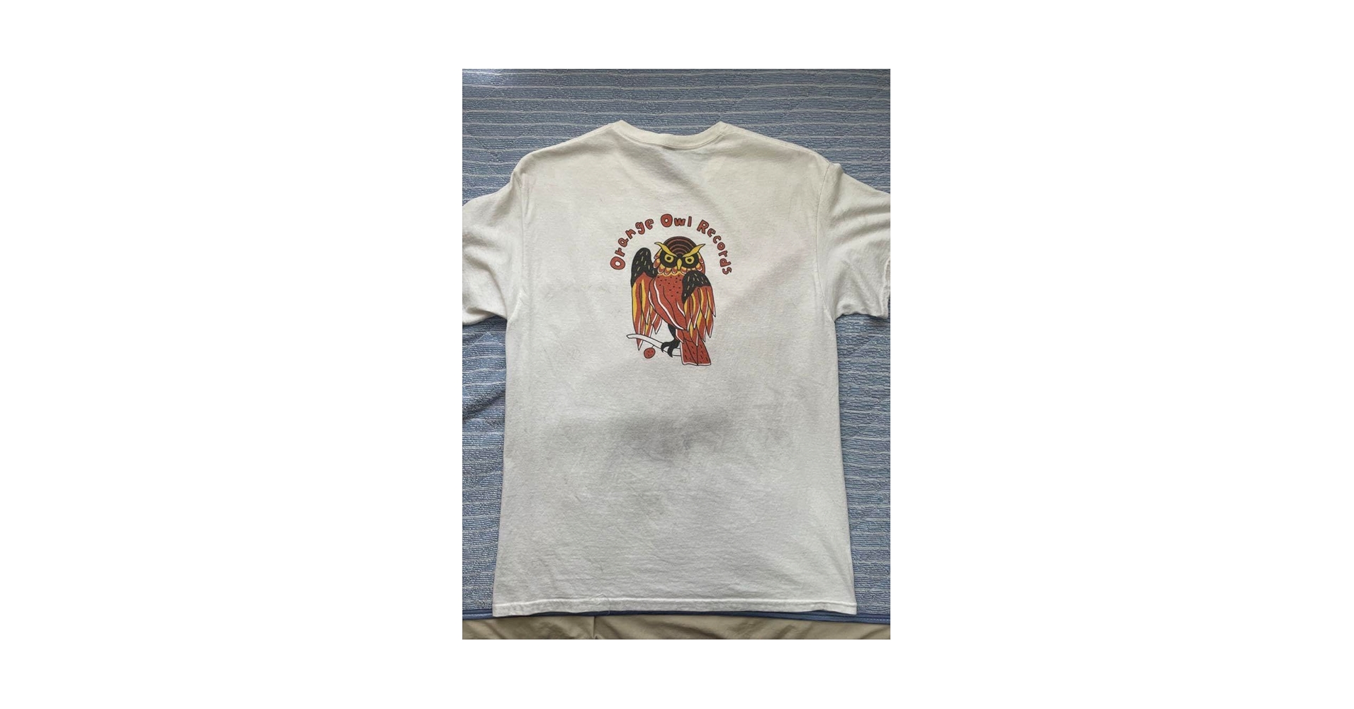 orange owl records Tシャツ Amazon.co.jp: Orange Owl Records 眼力くんTEE Lサイズ
