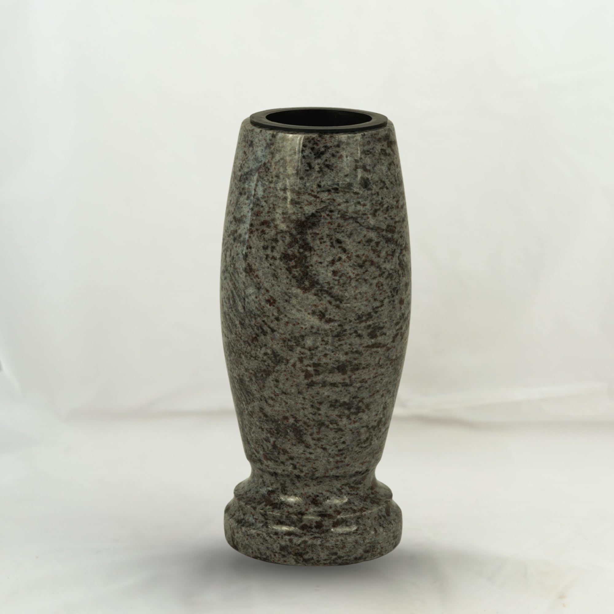 classico designgrab de Medium Vase funéraire en granit Orion Blue/Coromandel/Bahama Blue Vase de cimetière Décoration tombale.
