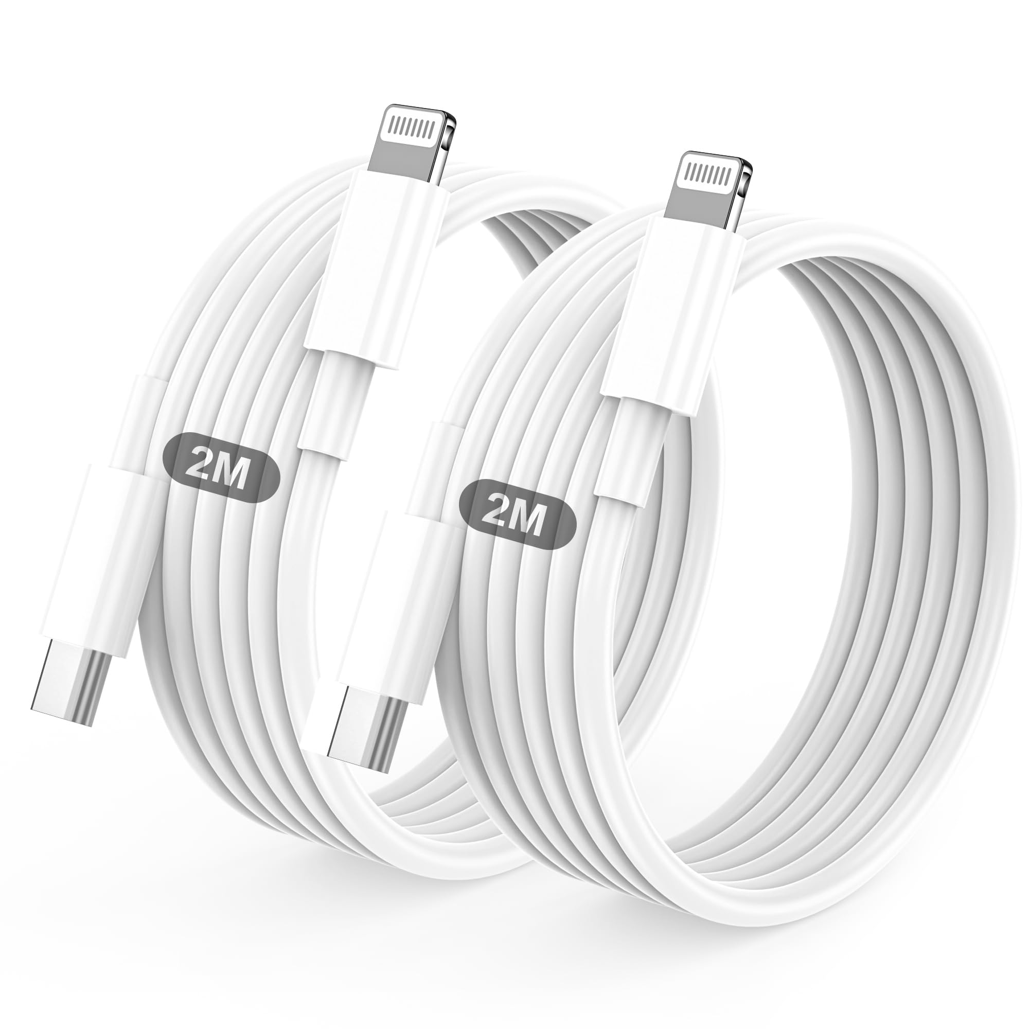 Cavo IPhone USB C Lightning,Cavo Di Ricarica Rapida,2 Pezzi 2m+2m Cavetto USB C Lightning Per IPhone 14/13/13pro/12/12 Pro/Max/12/Mini/11/11 Pro/Max/Se/Xs Max/Xs/Xr/X/8/8 Plus/7/6s/6 Plus 5s/5c/Ipad