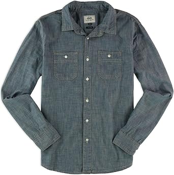 Ecko Unltd. Mens Crew Wash Chambray Button Up Shirt