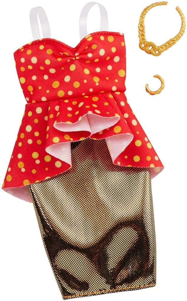 Barbie Clothes: 1 Outfit and 2 Accessories Dolls, 8, GHW81