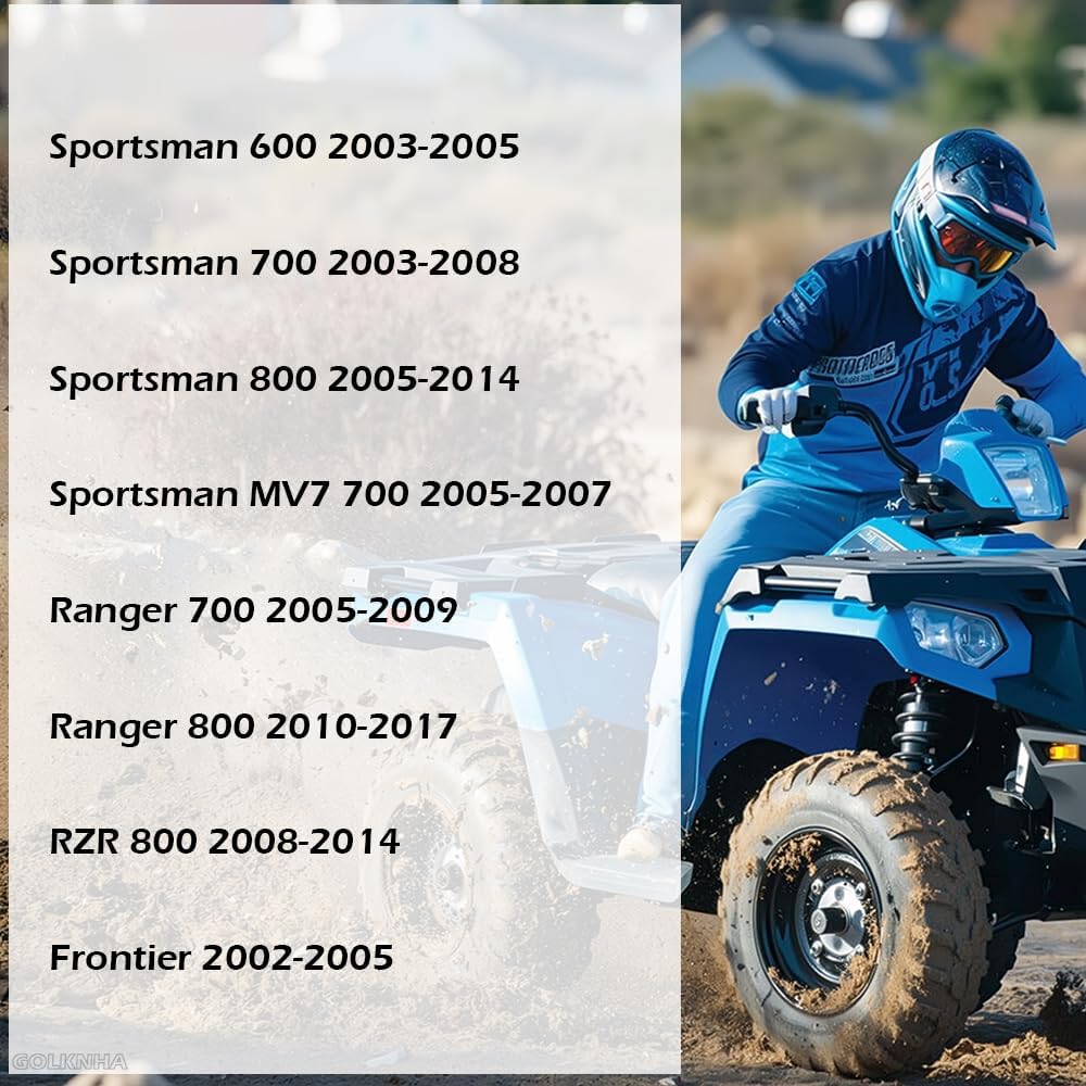 Water Pump Rebuild Kit Impeller w/Shaft and Water Pump Seal Driver Tool for Polaris Sportsman 600 700 800 Ranger 700 800