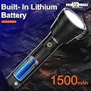 Pick Ur Needs Rechargeable High Power Flashlight Zoomable Head Adjustable Focus Torch Light Super Bright LED Long Range Torch gallery image