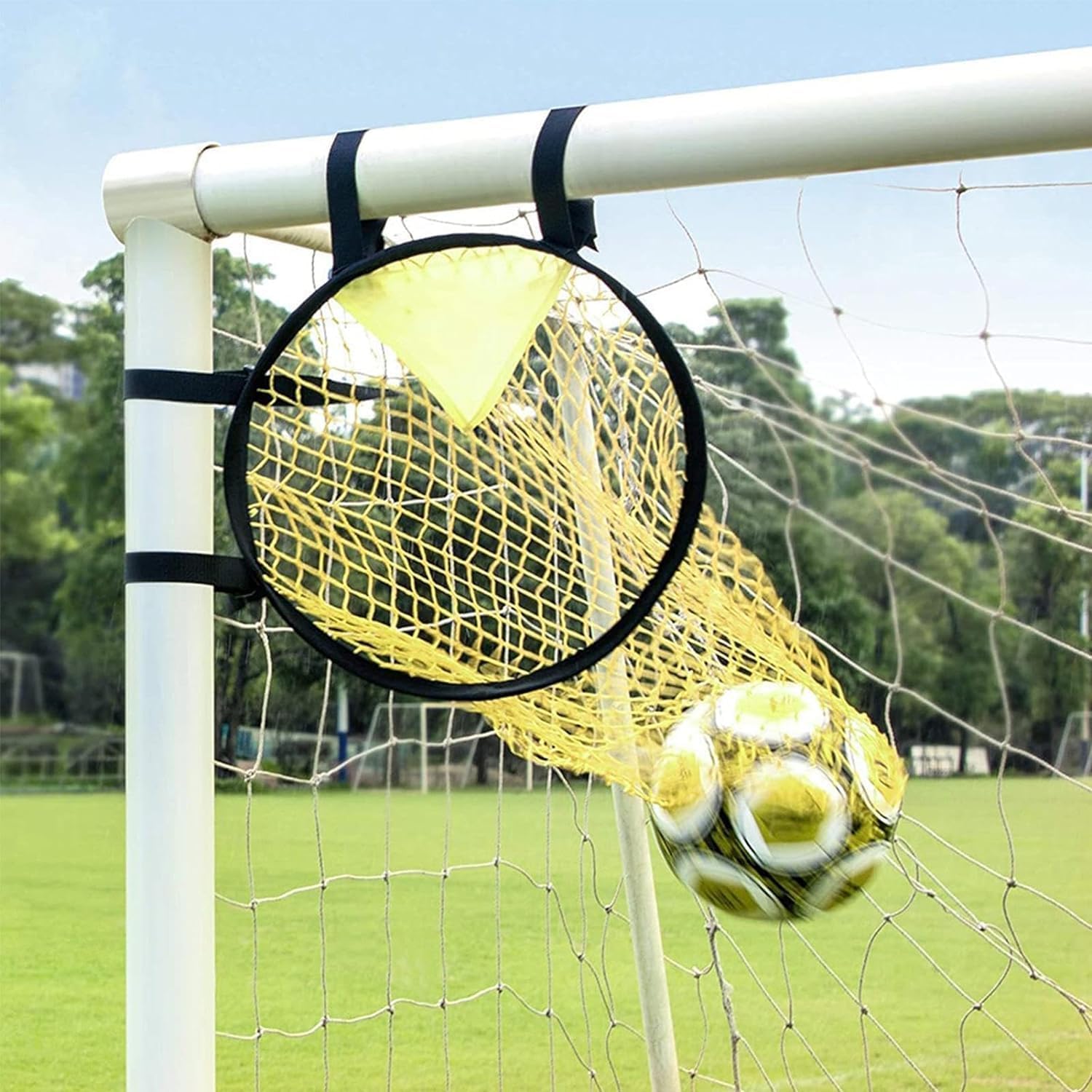 coneryFootball Target Net, Soccer Top Bins, Soccer Target Goal, Football Target, Outdoor Football Throwing Target Equipment for Shooting Accuracy Training