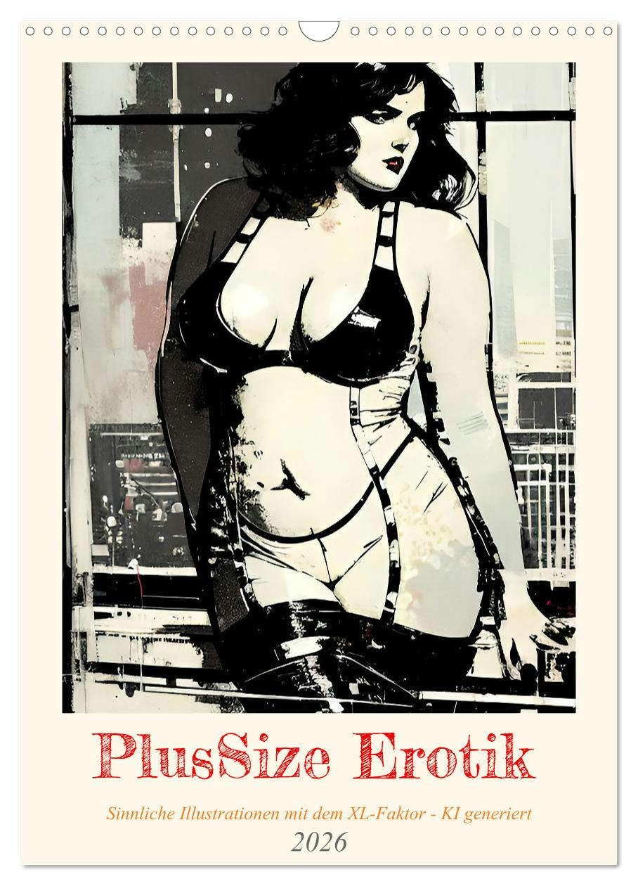 PlusSize Erotic UK-Version (Wall Calendar 2026 DIN A3 Portrait), CALVENDO 12 Month Wall Calendar โ image 1