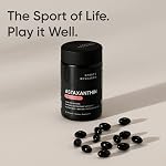 Sports Research® Triple Strength Astaxanthin Supplement from Algae w/Organic Coconut Oil - Natural Support for Skin & Eye Health - Non-GMO & Gluten Free - 12mg, 60 Softgels - 2 Month Supply