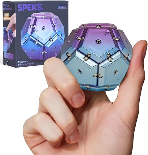 Miniatura 14 de Speks Geode - Juguete magnético antiestrés, juguete de escritorio sensorial para adultos y adolescentes de 14 años en adelante, regalo para el