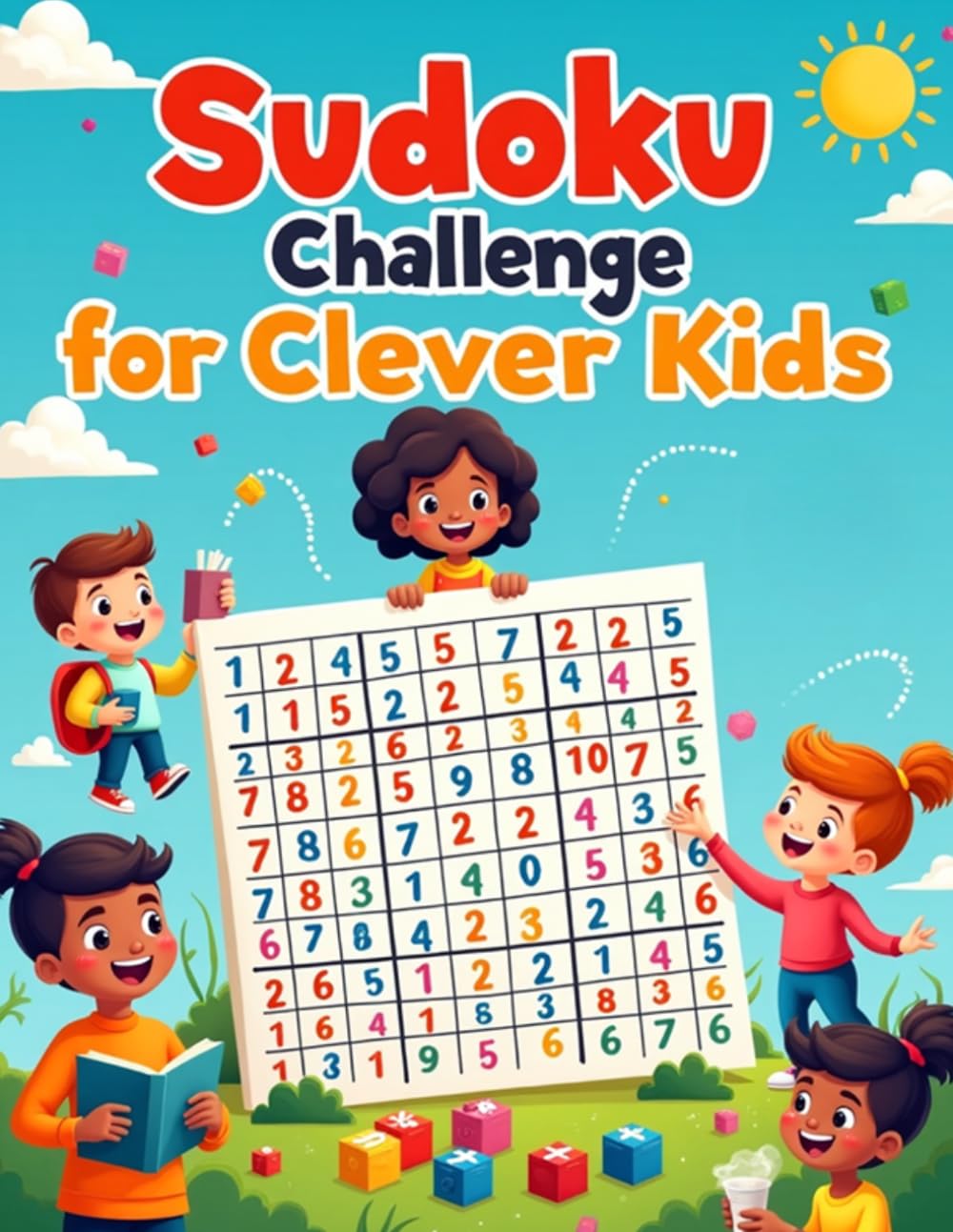 Sudoku Challenge for Clever Kids: 9x9 Logic Puzzles for Ages 8-12 | Intermediate Level Brain Games to Boost Focus and Critical Thinking | Includes Full Solutions