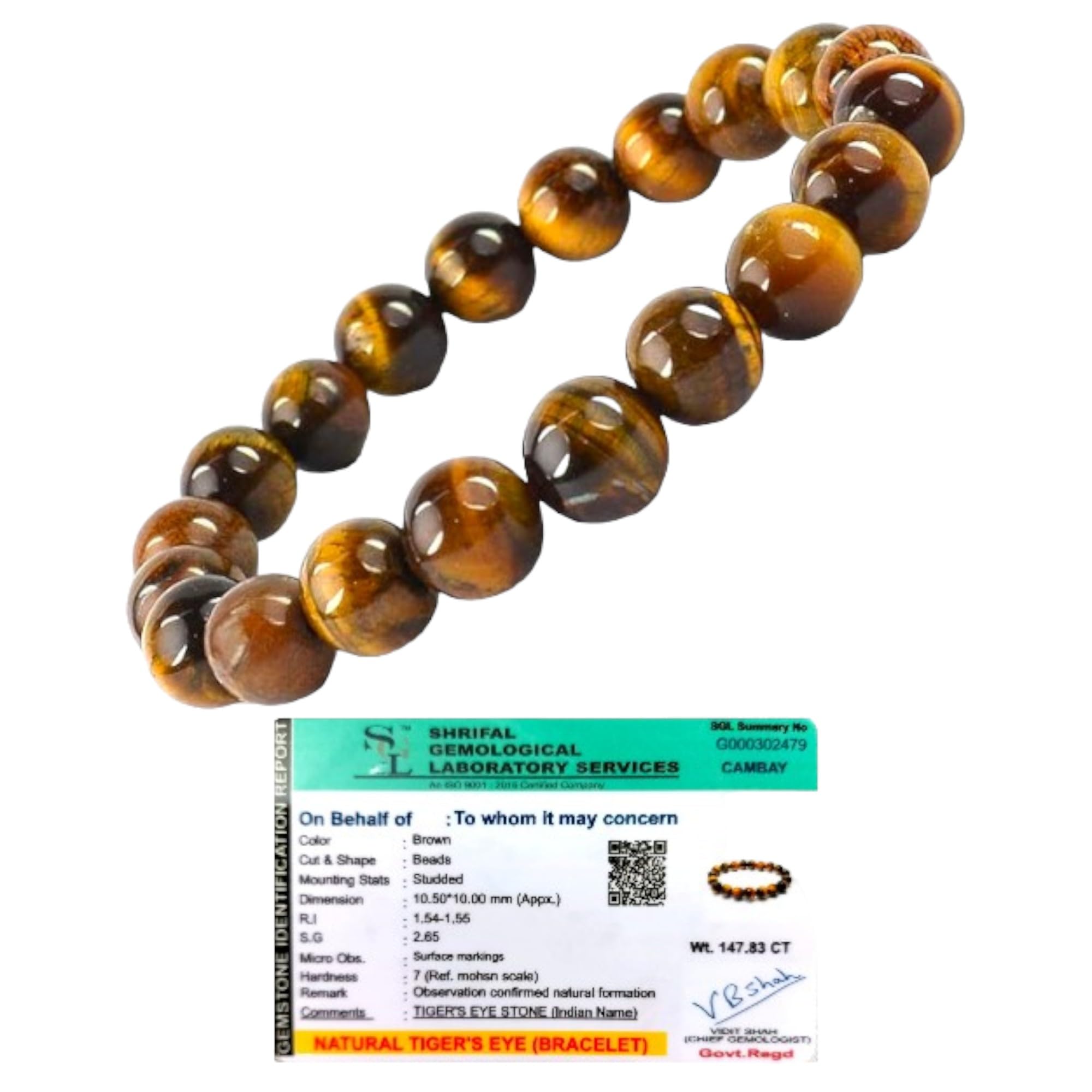 Divine Spirituals Natural Tiger Eye Bracelet Lab Certified AAA Grade 10mm Stretchable Unisex Real Crystal Bracelet For Abundance, Manifestation, Strength & Solar Plexus Chakra (B0D8W9CTXJ) Amazon Price History, Amazon Price Tracker
