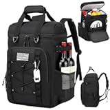 Cooler Backpack - 42 Cans Tactical Backpack Coolers Insulated Leak Proof&comma; Large Soft Lunch Back Pack for Men Work&comma; Picnics&comma; Beach&comma; Meal Prep&comma; Hiking&comma; Camping & Travel