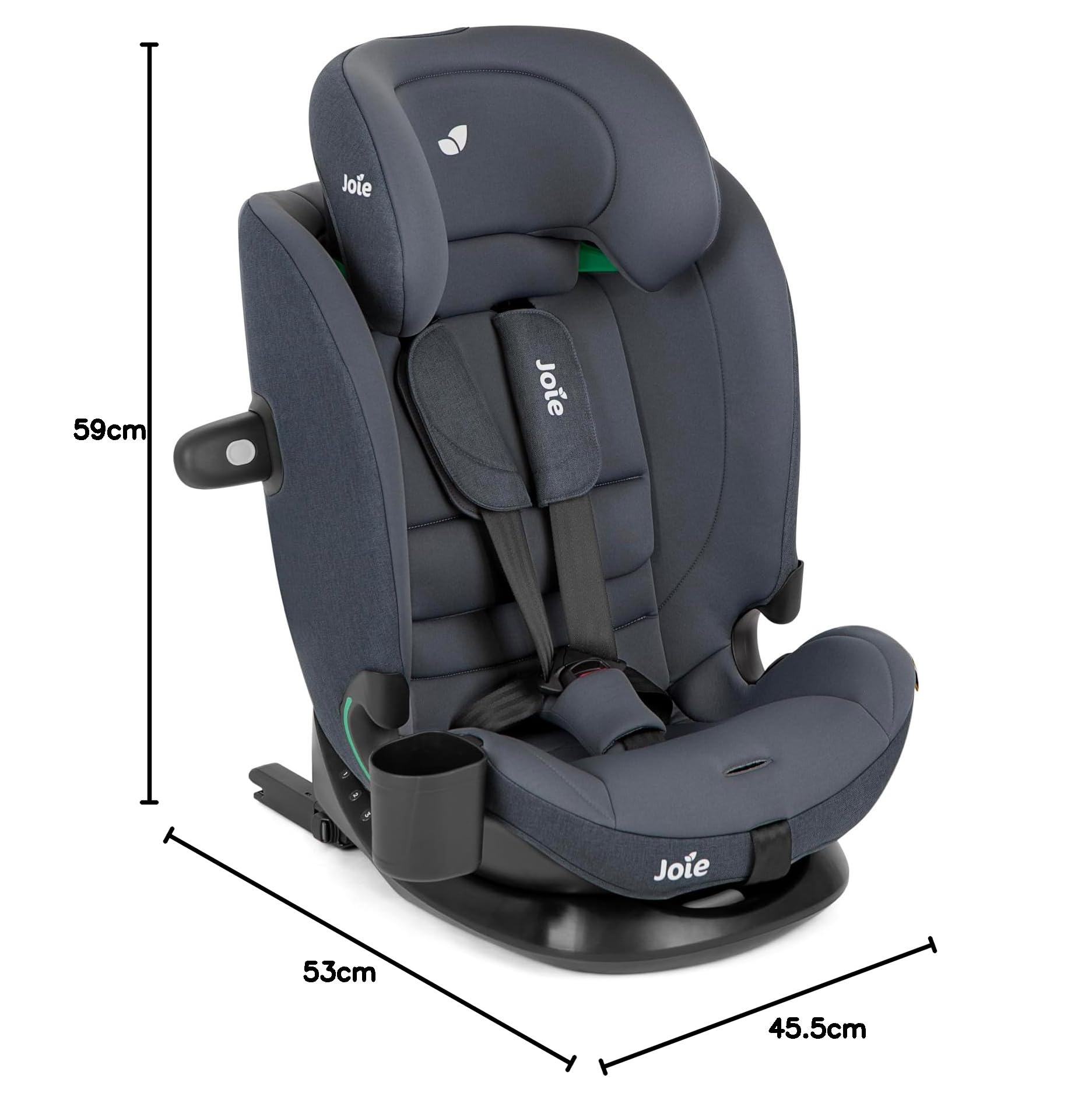 Fotelik i-Size i-Bold R129 Moonlight niebieski - Joie