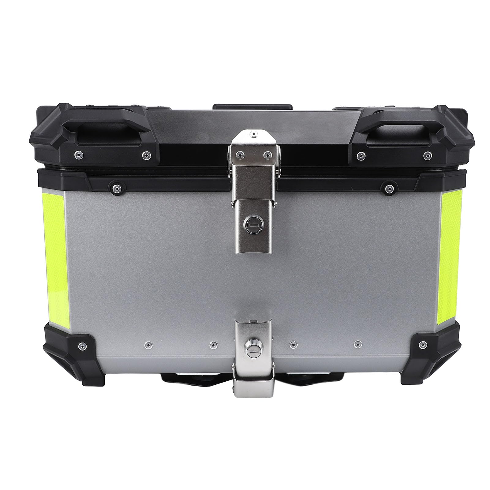 CHICIRIS Baúl Trasero de Moto Aluminio 50L Desmontaje Rápido, para (Silver)