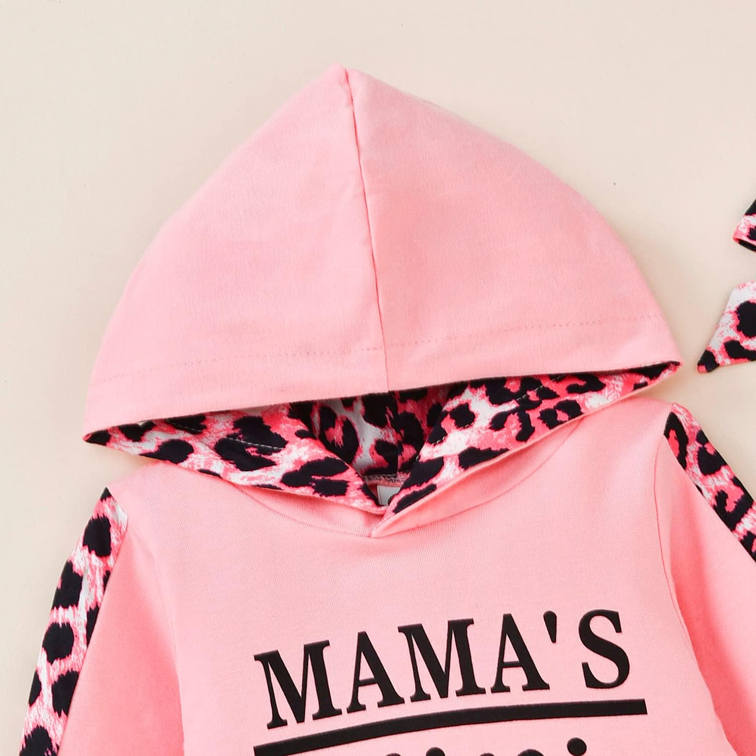 Baby Girl Long Sleeve Infant Hoodie Romper Pants Outfit - Image 3