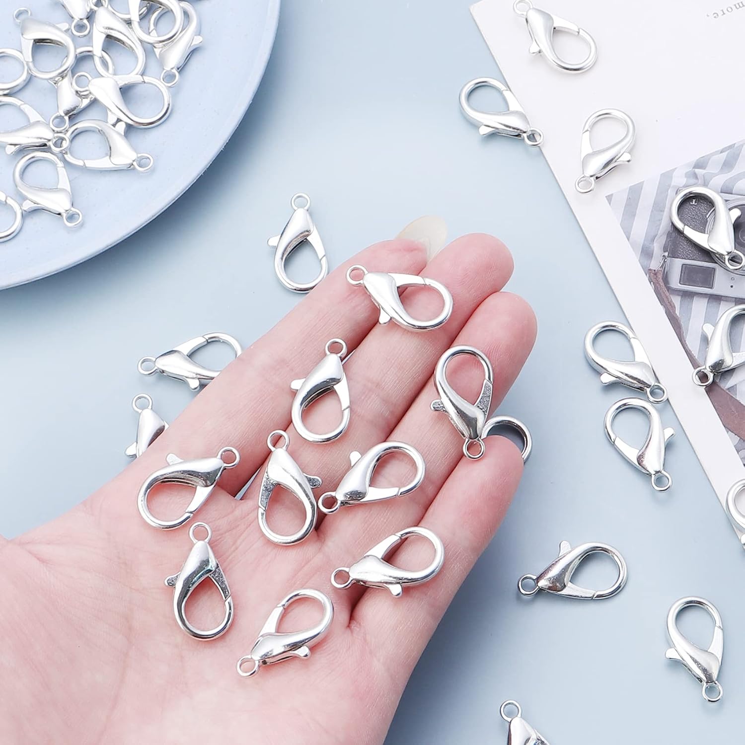 Linsoir Beads Lobster Claw Clasps 23X12mm Large Lobster Clasps for Jewelry Making Keychain Clasp Jewelry Clasps 30 pcs/lot - Image 4