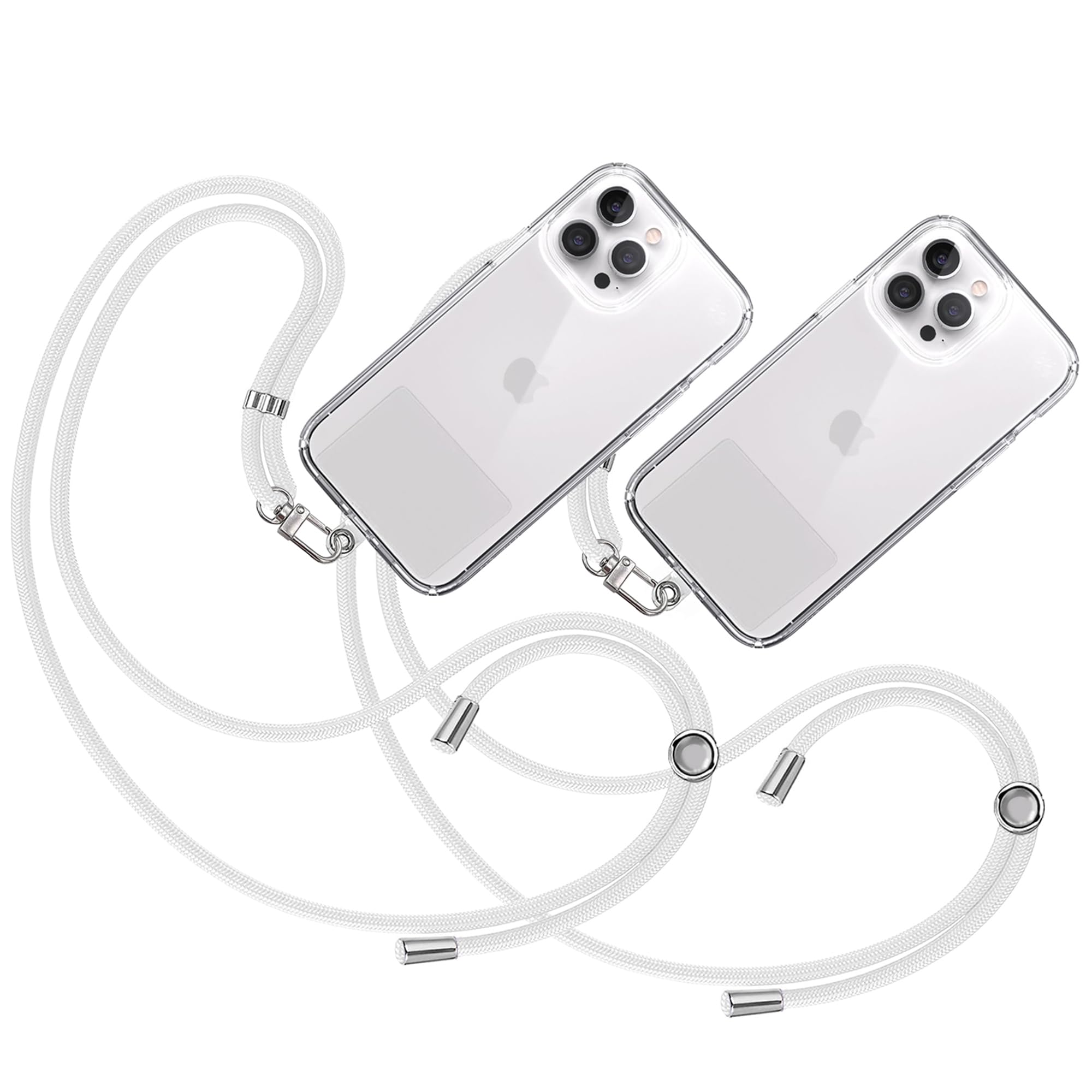 Cordino Universale TBOC Per Cellulare – Nylon Con Fibbia Regolabile, Gancio Metallo E 2 Toppe Di Ricambio, Turchese