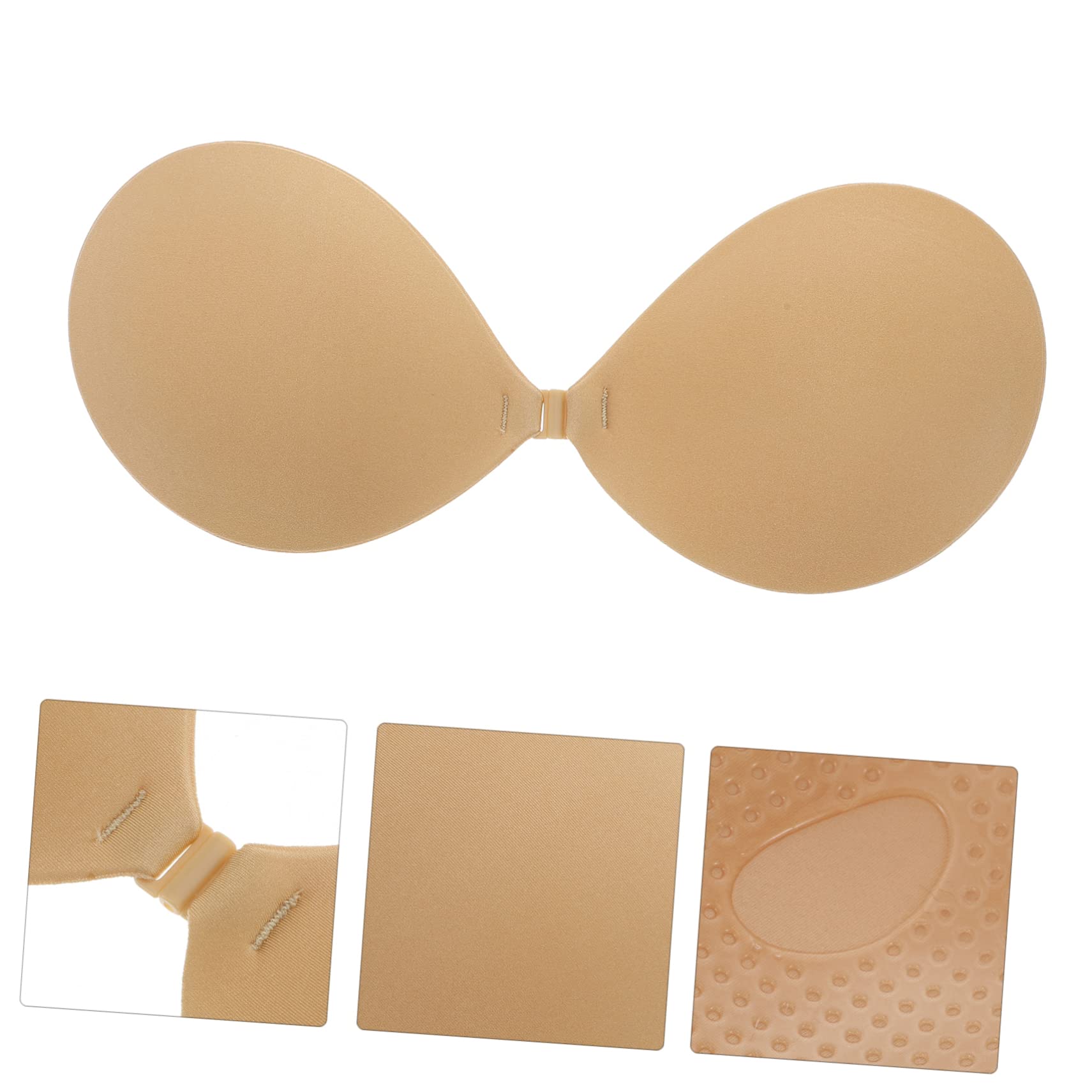 4pares Sujetador Adhesivo Invisible Para Mujeres Braseras Sin Tirantes Espalda Para Vestidos De Novia y Ropa De Fiesta Diseño Transpirable y Cómodo Color
