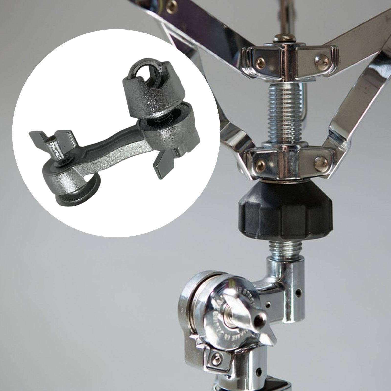 DYNWAVE Drum Extension Stand Clamp Cymbal Stand Clamp,Quick Release,Mounting Bracket,Drum Rack Clamp for Music Instrument Accessories, Style C