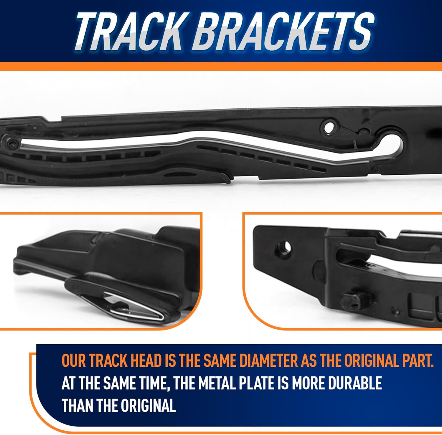 Sunroof Track Guide Rails Assembly Repair Kit for Ford F150 2015-2020 & F250 F350 F450 2017-2019 | Best Sun Roof Guide Rails Replacement | Premium Car Accessories & Repair Kits for Sliding Sunroof