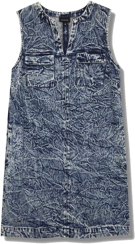 Women's Sleeveless Dress (Blue)