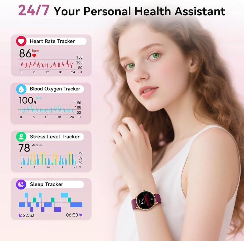 Fitpolo Smart Watch IP68 – Bluetooth calls with speaker and mic