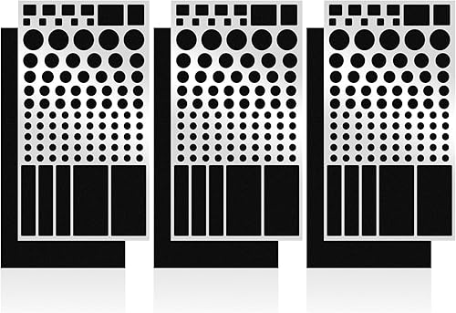 Miniatura 8 de FLANCCI Adhesivos de bloqueo de luz LED, calcomanías de atenuación de luz, (2 hojas), hojas de atenuación (2 hojas 80%)