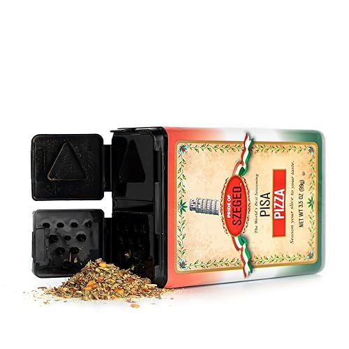 Miniatura 3 de Pride of Szeged - Condimento para pizza, mezcla de especias italianas, lata de 3.5 onzas, 1 unidad