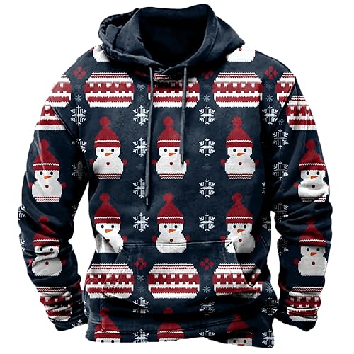 Hoodies For Men Western Cowboy Pullover Big And Tall Comfort