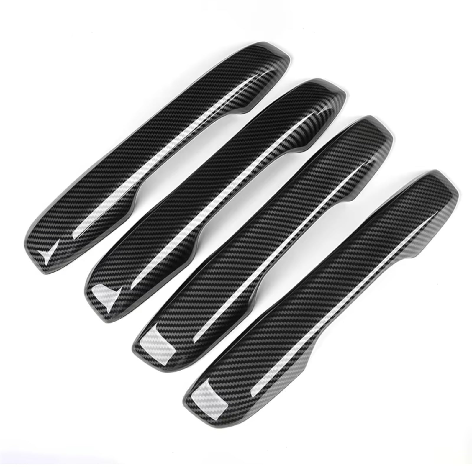 JJRFVBGT Door Handle Trim Compatible with Civic 2022 2023 2024 for Accord 2023 2024 ABS Black Accessories Car Exterior Door Handle Housing(Tx)
