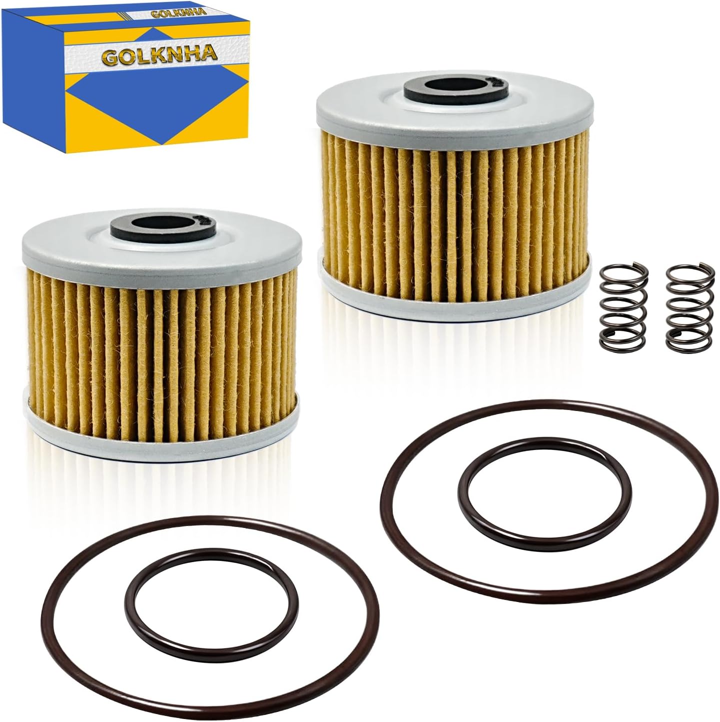 2 PCS Oil Filter Change Kit for Kawasaki KLX110 KLX110L KLX/110/110 AN110 AN112 BR125 Z125 Pro/Edition/SE Fury 125R with Suzuki DR-Z110 Motorcycle
