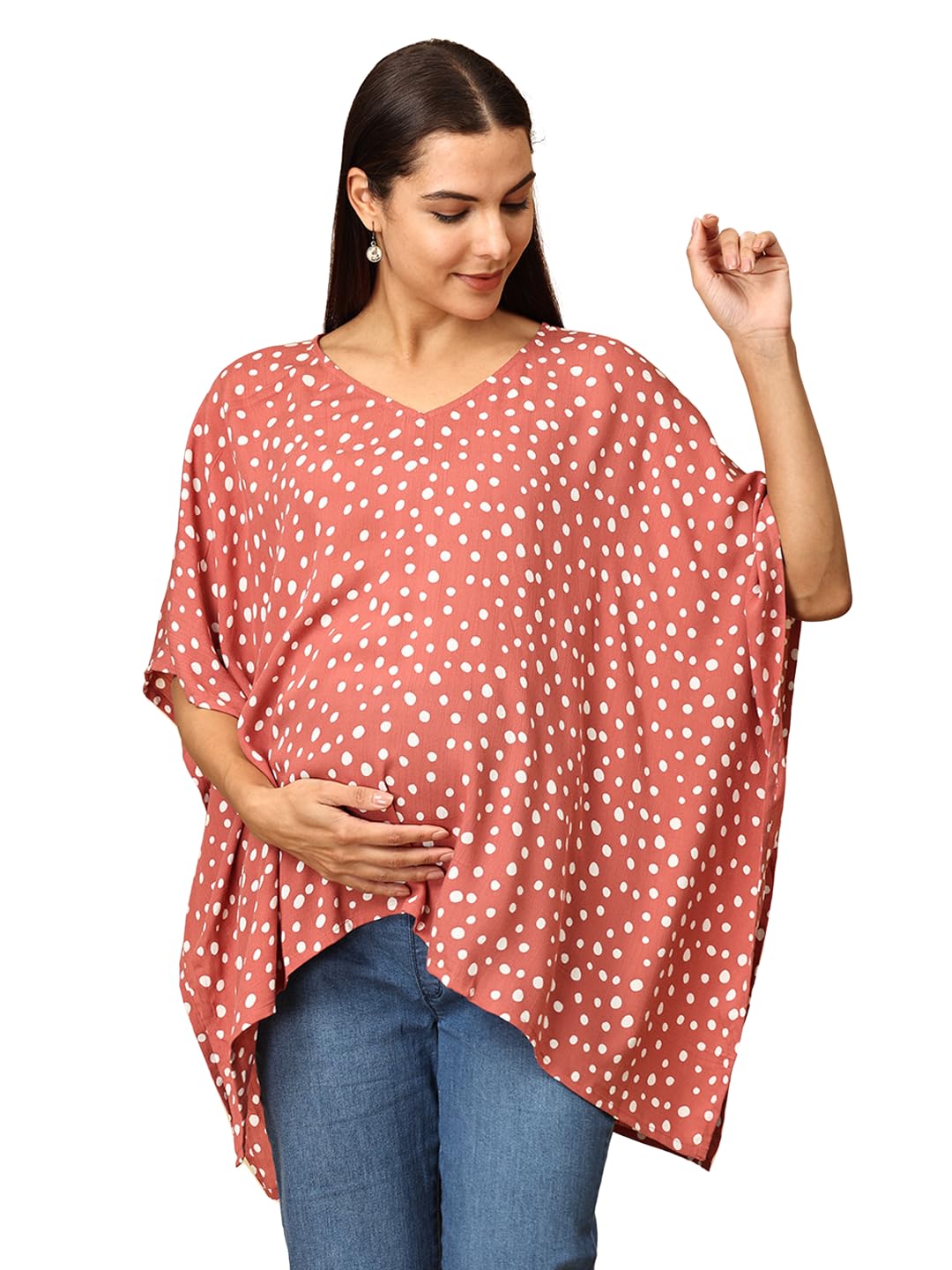the mom store Mom Nursing Cover and Top| Nursing Covers for Feeding Mom | Nursing Cover for Breastfeeding | Cotton-picture-16
