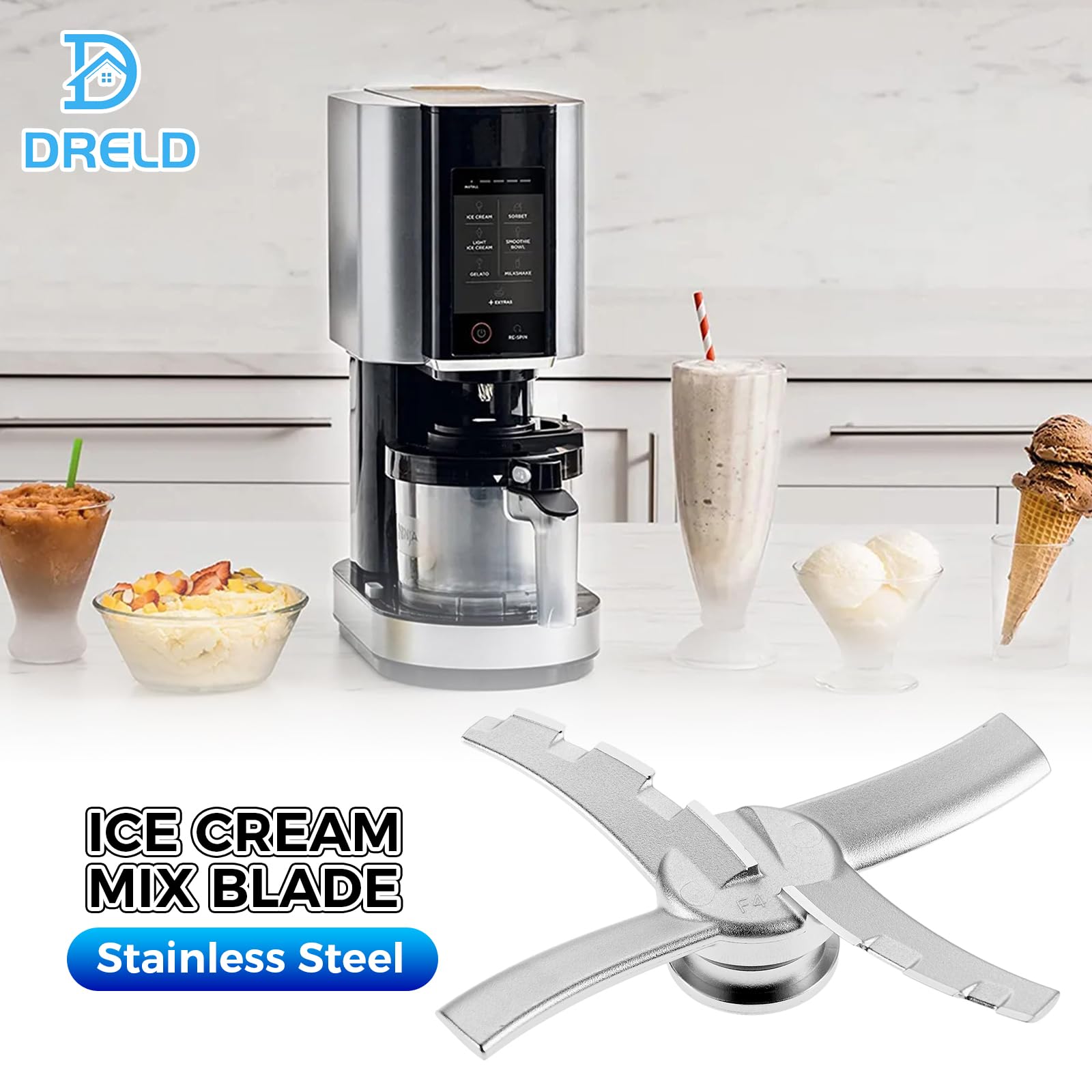NC301 NC301 Series Ice Cream Maker Paddle, NC301 wymienne ostrze NC301, tolerator NC300 NC301 Creami Ice Cream Maker