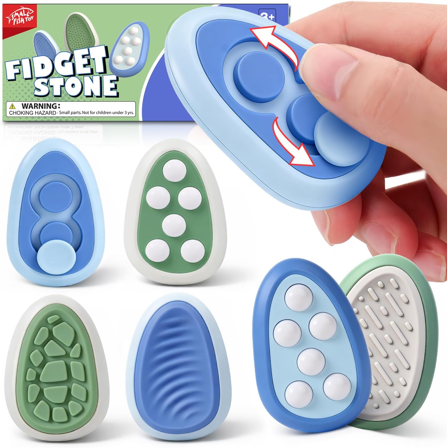 Fidget Stone 4pcs