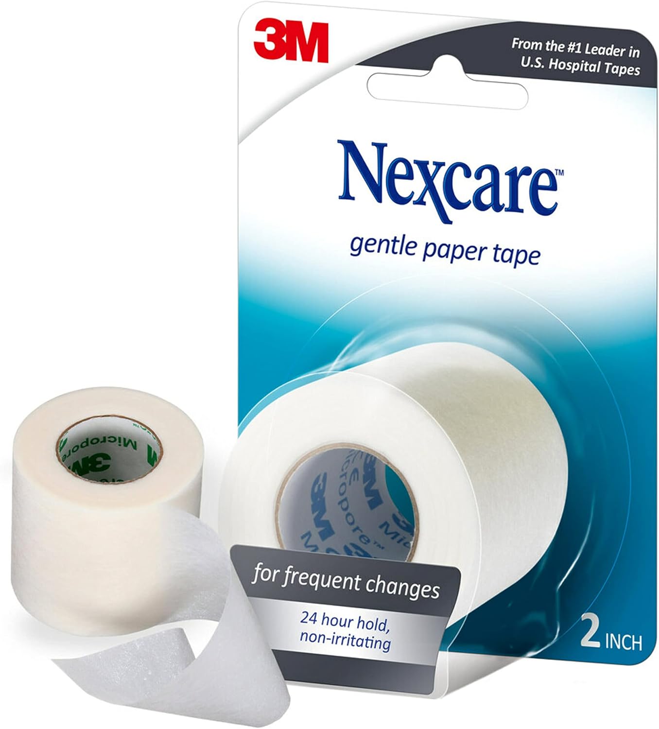 Nexcare Gentle Paper Tape, Medical Paper Tape, Secures Dressings and Lifts Away