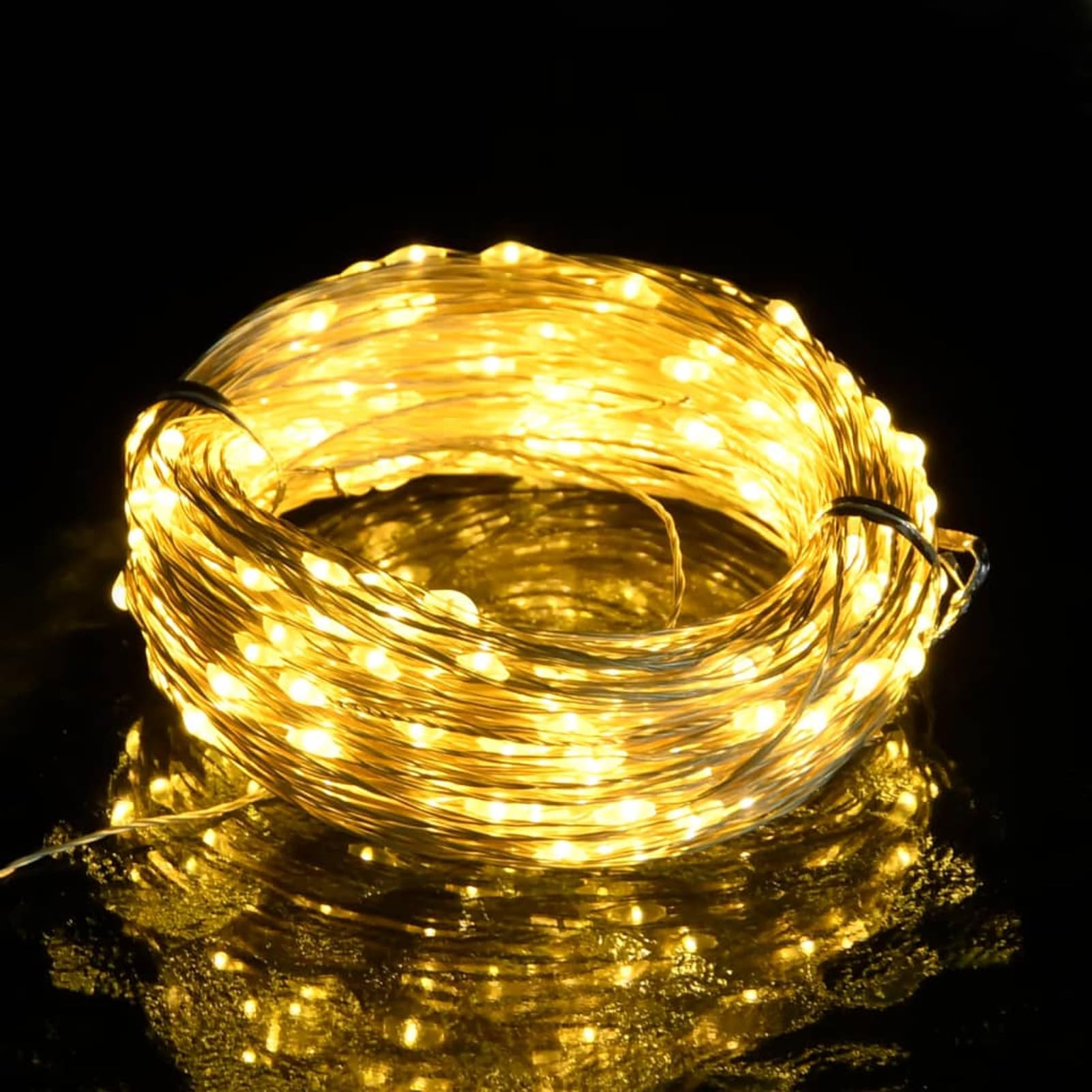 Stringa LED con 300 Luci LED Bianco Caldo 30 m PVC,Stringa LED,Stringa Lu Ci LED,Lucine LED Decorative-330049