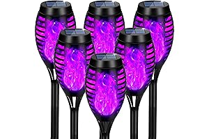 Upgraded Tancuzo Solar Lights with Flickering Flame for Stunning Landscape Illumination