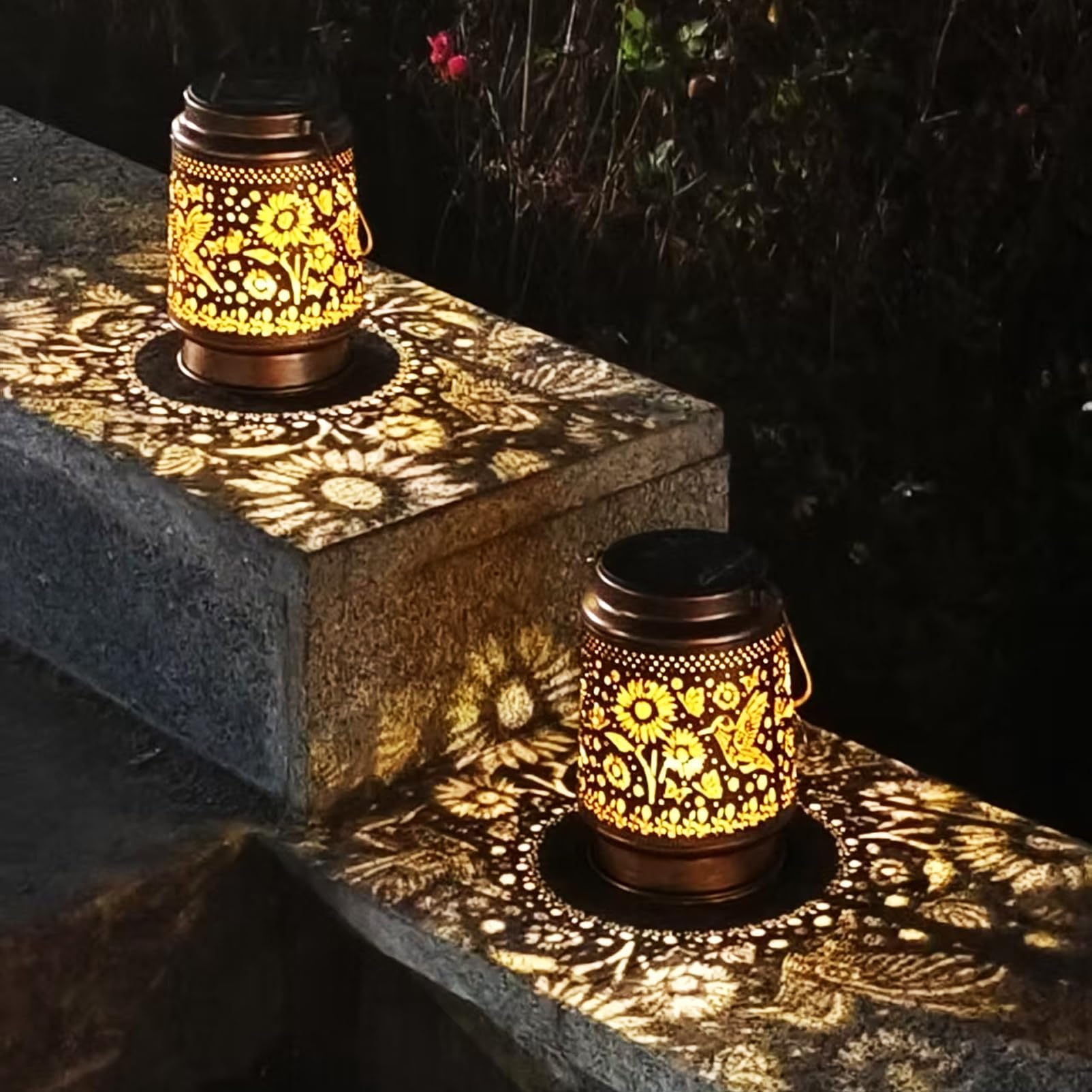 Xugenxes Hummingbird Solar Lantern Outdoor Waterproof Hanging Ornament - Image 2