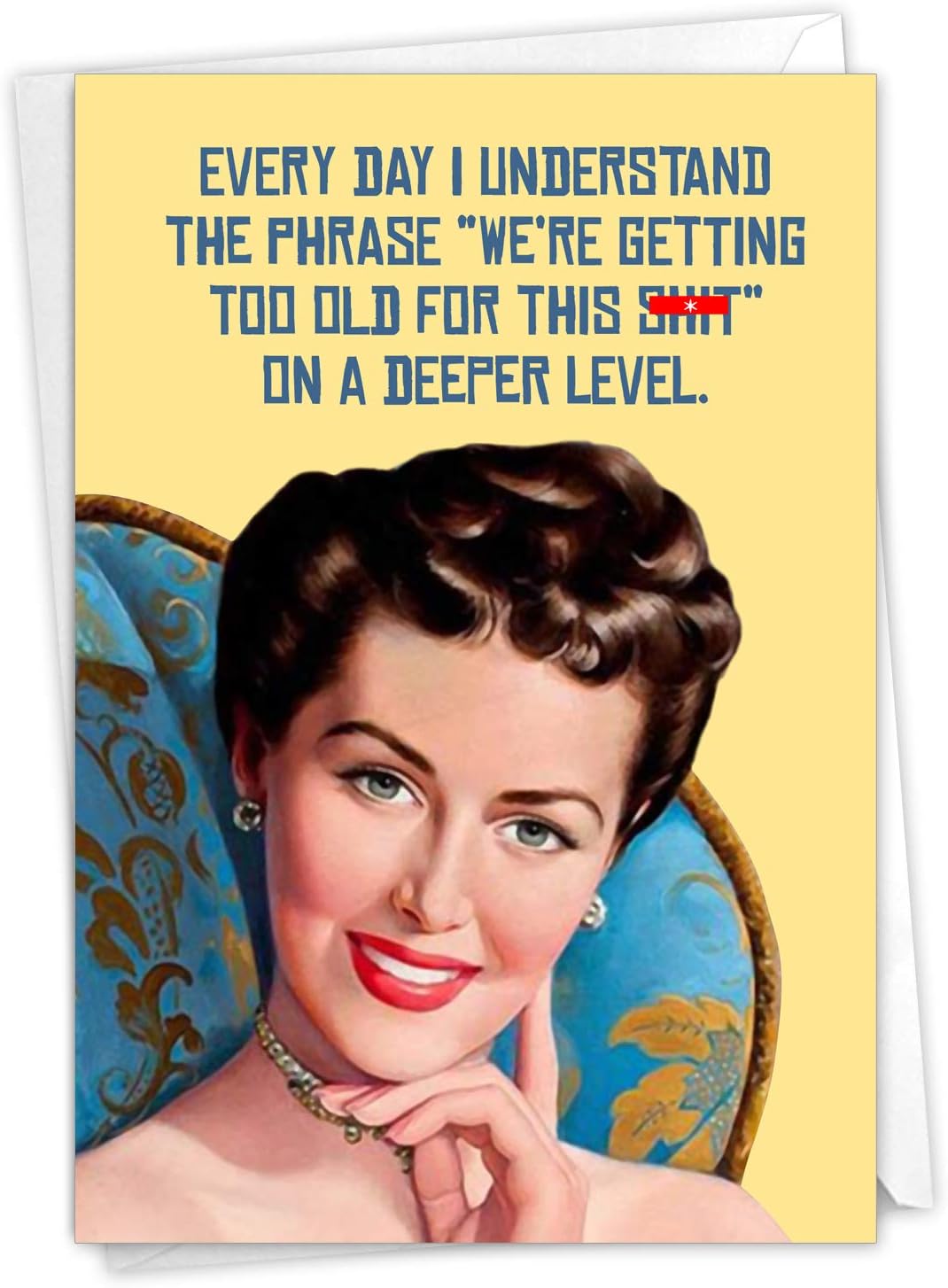 Amazon Com Nobleworks 1 Hilarious Happy Birthday Card Funny Retro Women Humor Celebrate Birthdays Getting Too Old C7239bdg Everything Else