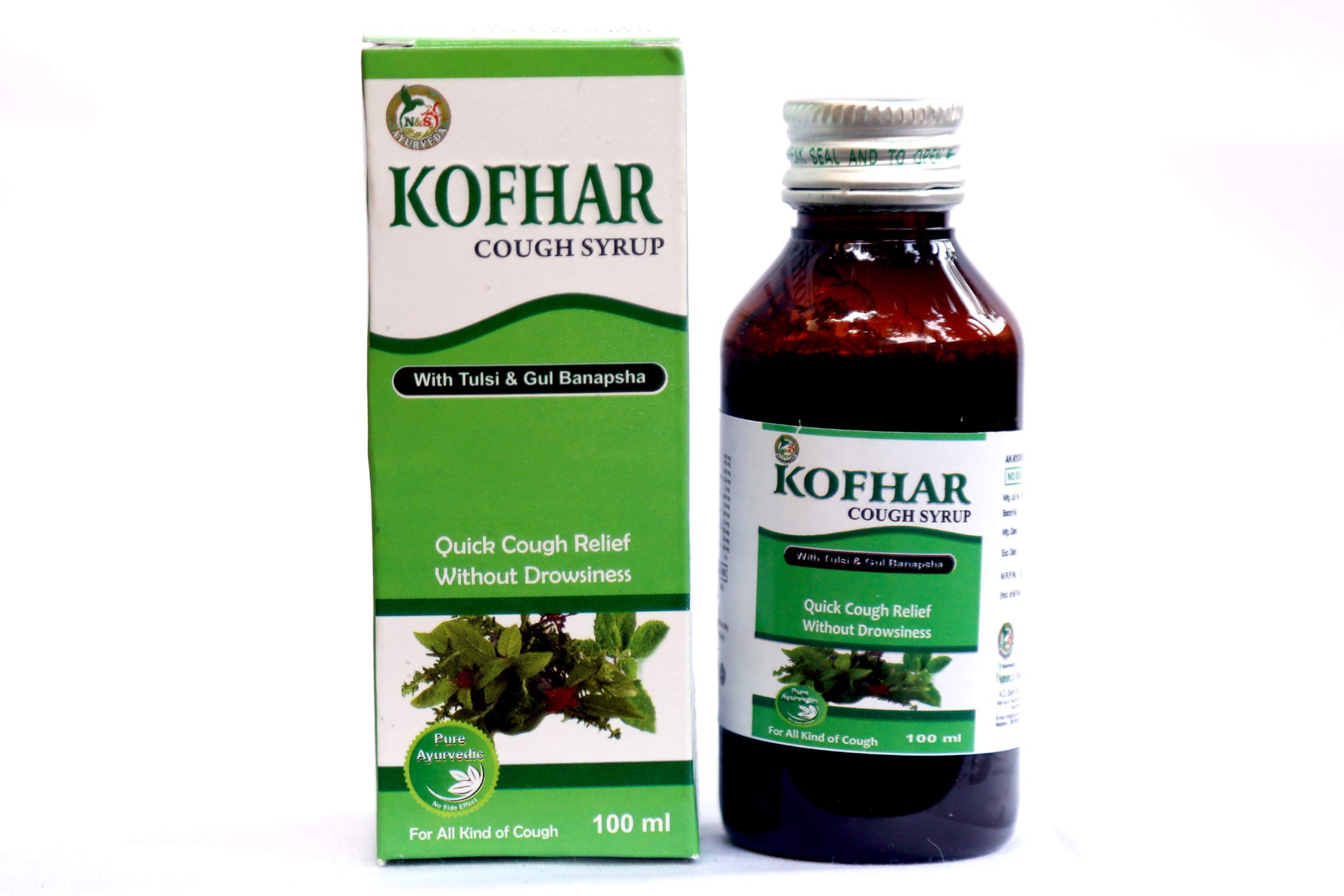 Buy NurthexKOFHAR With Goodness of Tulsi & Gul Banapsha Prevent from Cold Wet Dry