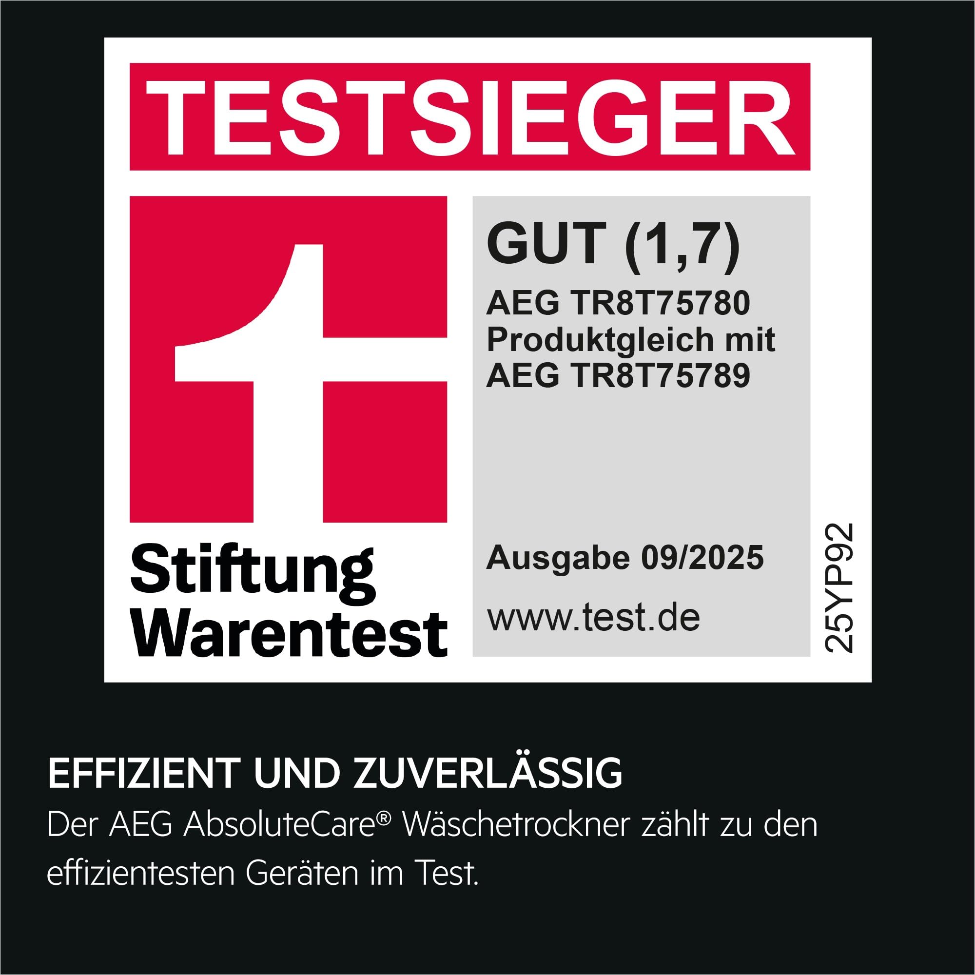 Aeg Wärmepumpentrockner 8000 AbsoluteCare® TR8T75780 – Bild 3
