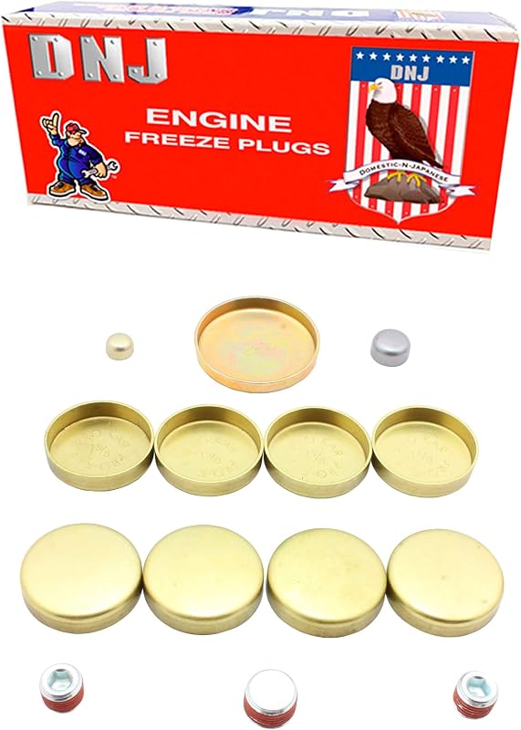 Jogo de tampões de expansão do motor DNJ FPS3125 em latão para Chevrolet, GMC, Oldsmobile e Isuzu 4.3L V6 OHV aspirado – 1 unidade