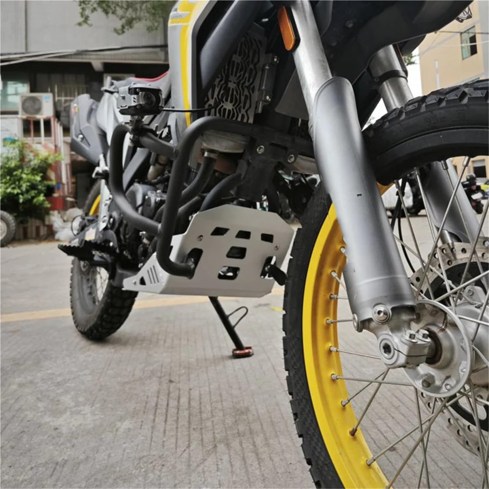 Per Loncin Voge 300 Per Rally 300 GY 2022 2023 Accessori Piastra di protezione motore Protezione pancia copertura motore Motociclette protezioni motore(12)