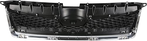 Miniatura 5 de KARPAL Conjunto de parrilla de parachoques delantero con moldura cromada compatible con Subaru XV Crosstrek 2013-2015