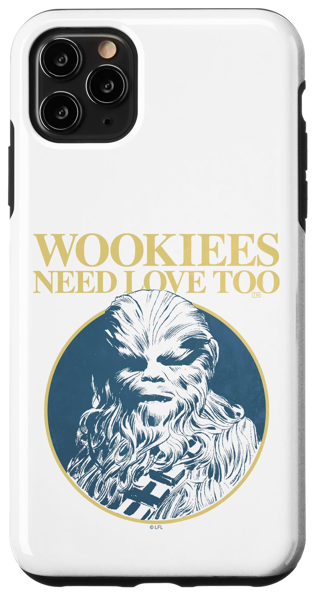 Coque iPhone 11 Pro Max Star Wars cadeau idéal imprimé Chewbacca - 4