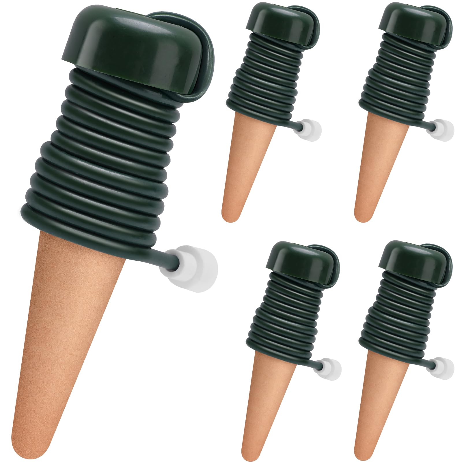 BYDOLL Plant Self-Watering Stakes Automatic Dripper Watering Terracotta Spikes for Indoor Outdoor Plant,Watering Insert Devices for Vacation use,