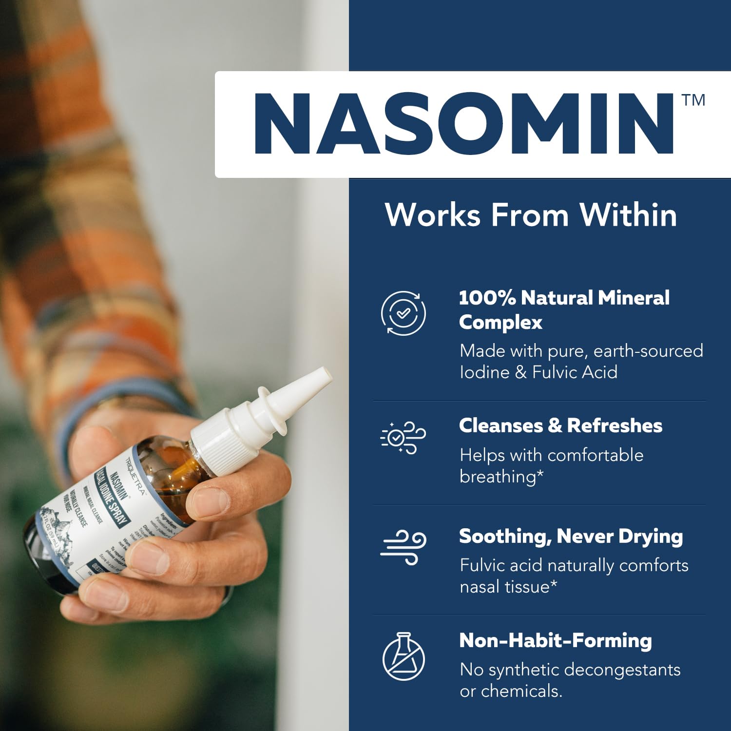 Nasomin® Iodine Nasal Spray – Cleanses & Refreshes Your Nasal Passages — Amazon image 3