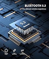 Vista 5 de COMSOON Adaptador Bluetooth AUX para Coche, [Pantalla LED] Receptor Bluetooth 5.3 para Altavoz/Estéreo Doméstico/Auriculares con Cable, Receptor