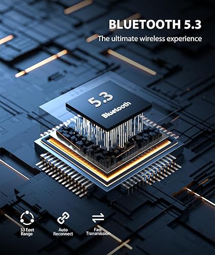 Vista 5 de COMSOON Adaptador Bluetooth AUX para Coche, [Pantalla LED] Receptor Bluetooth 5.3 para Altavoz/Estéreo Doméstico/Auriculares con Cable, Receptor