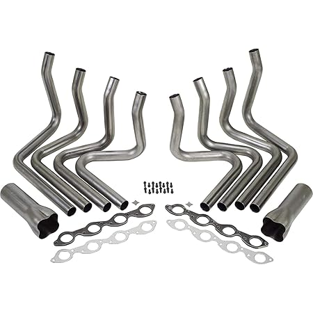 Amazon Com Speedway Motors Big Block Fits Chevy Weld Up Header Kit 2 In Primary 3 5 In Collector Automotive